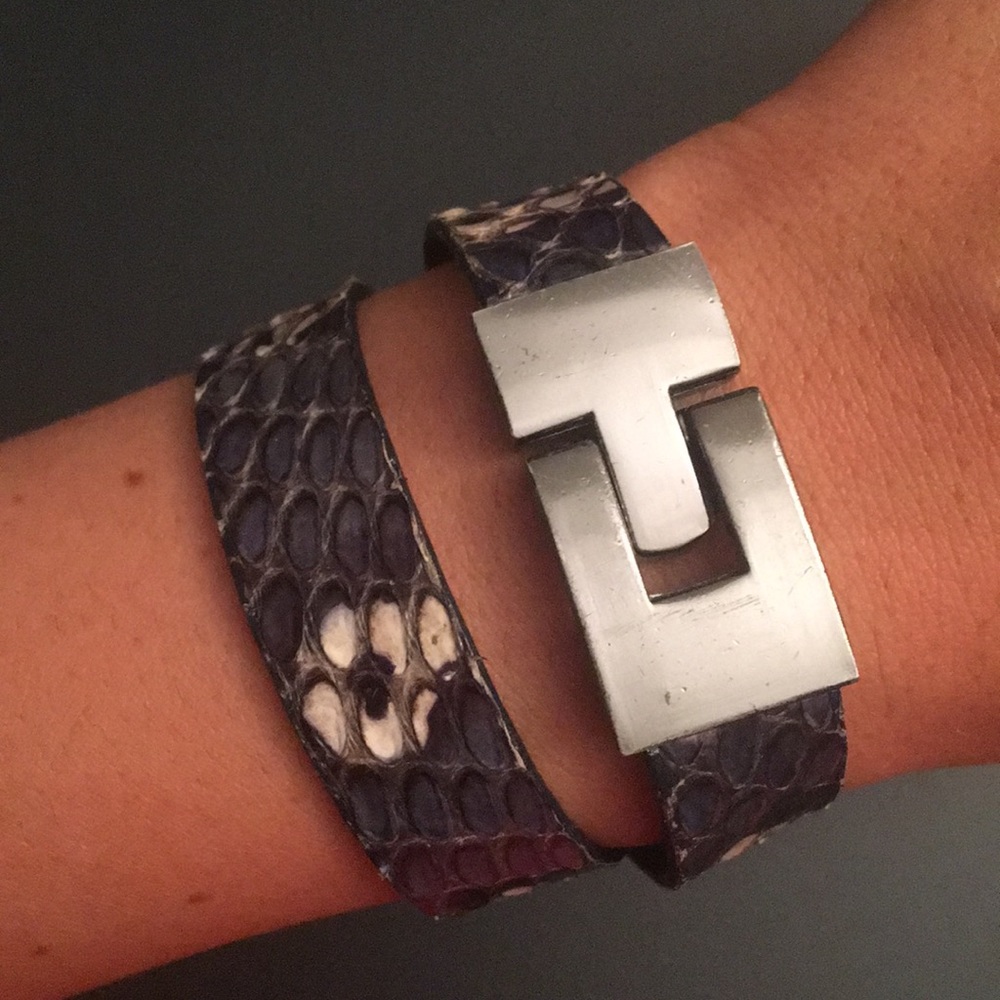 Authentic Leighelena Double Jigsaw Bracelet